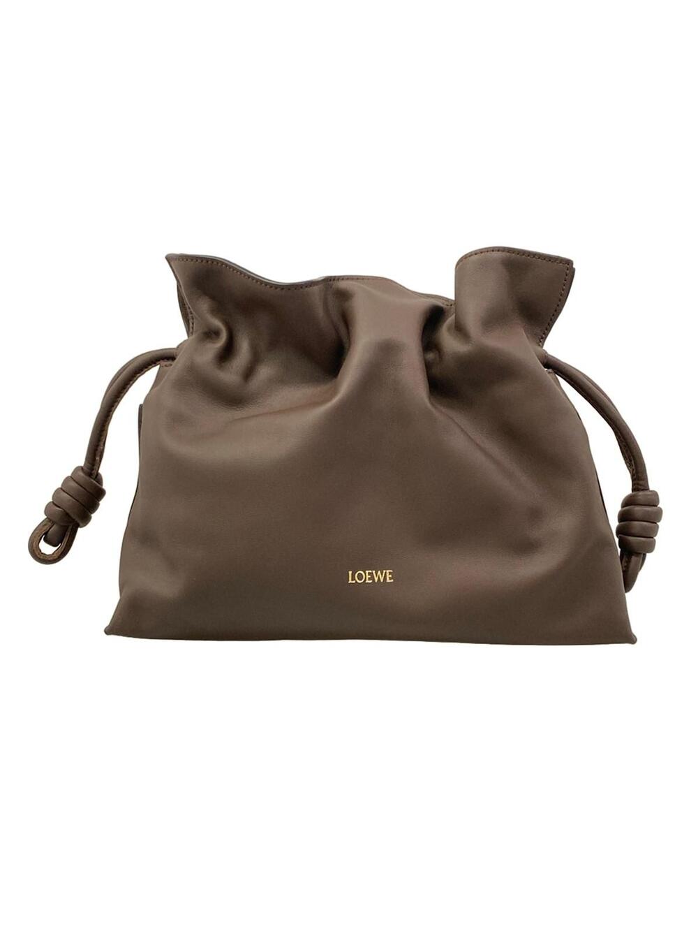 Loewe Flamenco Clutch Medium Dark Brown #351601L23B